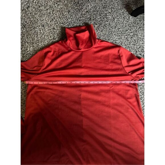 🔥Miss look Red Long turtleneck, asymmetrical perfect for the holidays. Xl - Picture 8 of 13